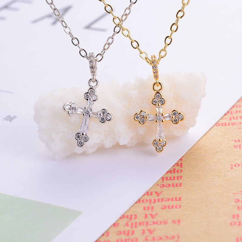 Miracles Cross 14K Plated Necklace - Jera Paris Jewelry