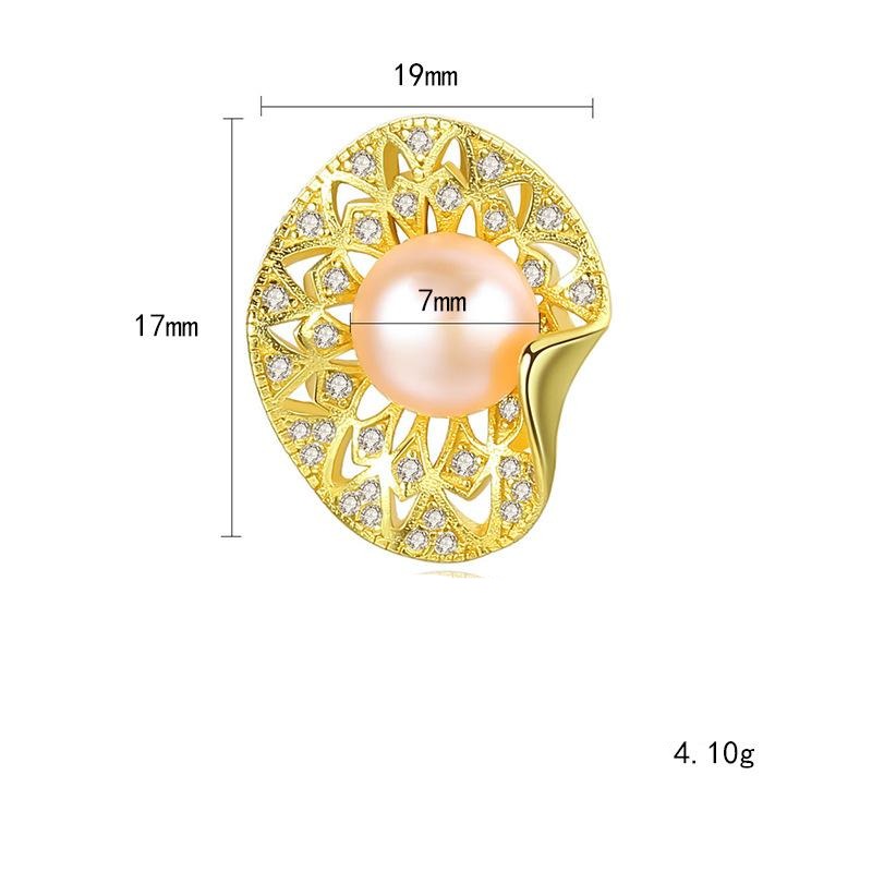 Ovi Gold Plated Fresh Pearl Earrings - Jera Paris Jewelry