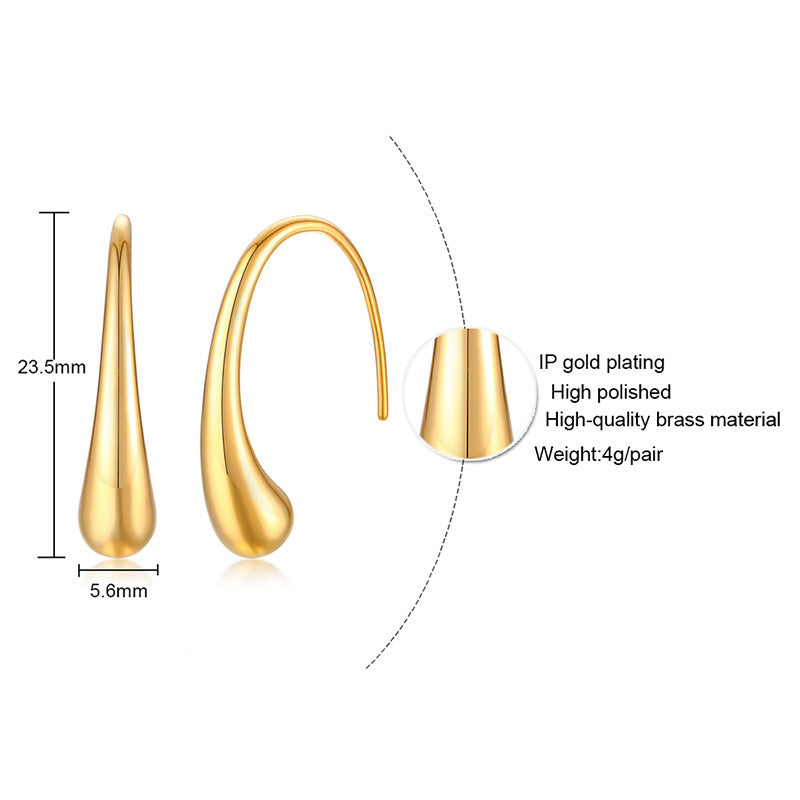 Fancy 18K Gold Plated Earrings - Jera Paris Jewelry