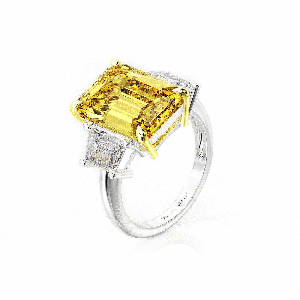 Liz 14ct. Emerald Style Ring - Jera Paris Jewelry