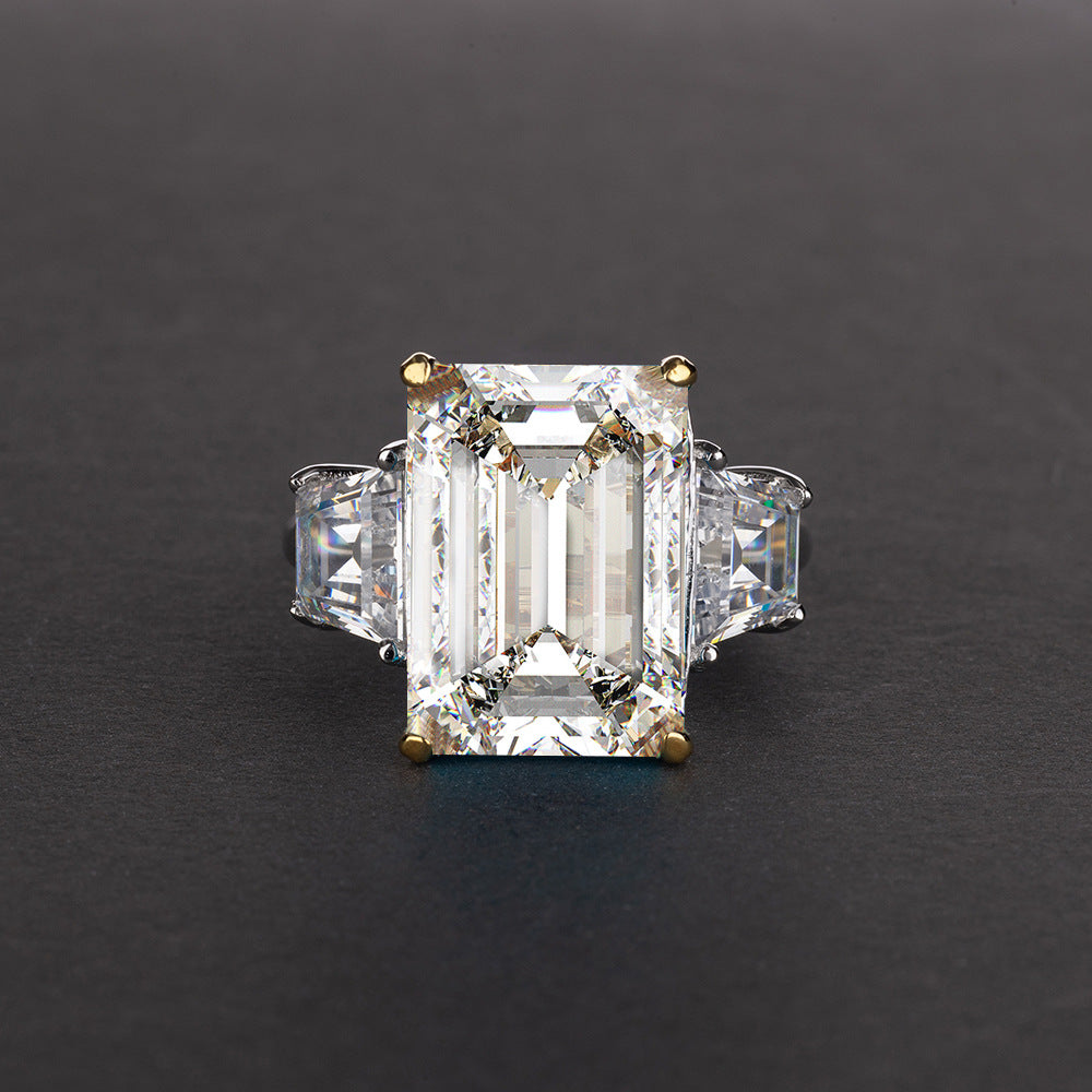 Liz 14ct. Emerald Style Ring - Jera Paris Jewelry