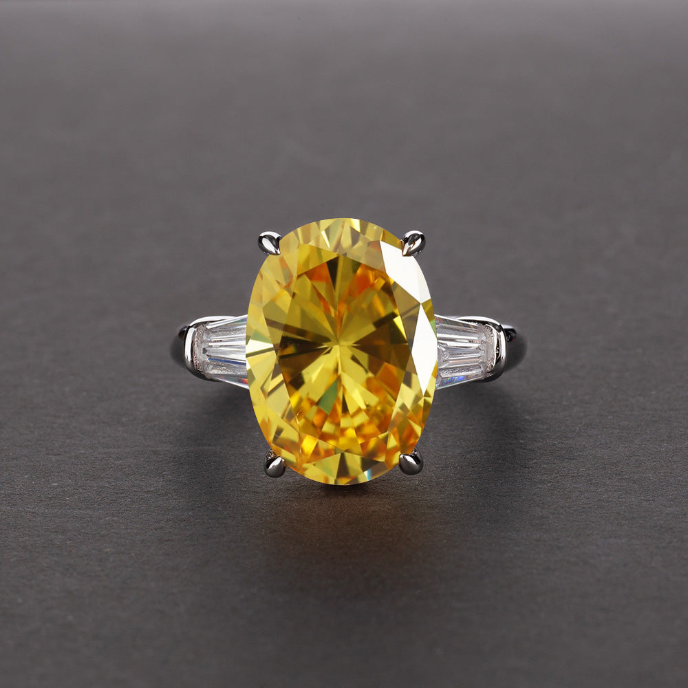 Elle 8ct. Oval Diamond Style Ring - Jera Paris Jewelry