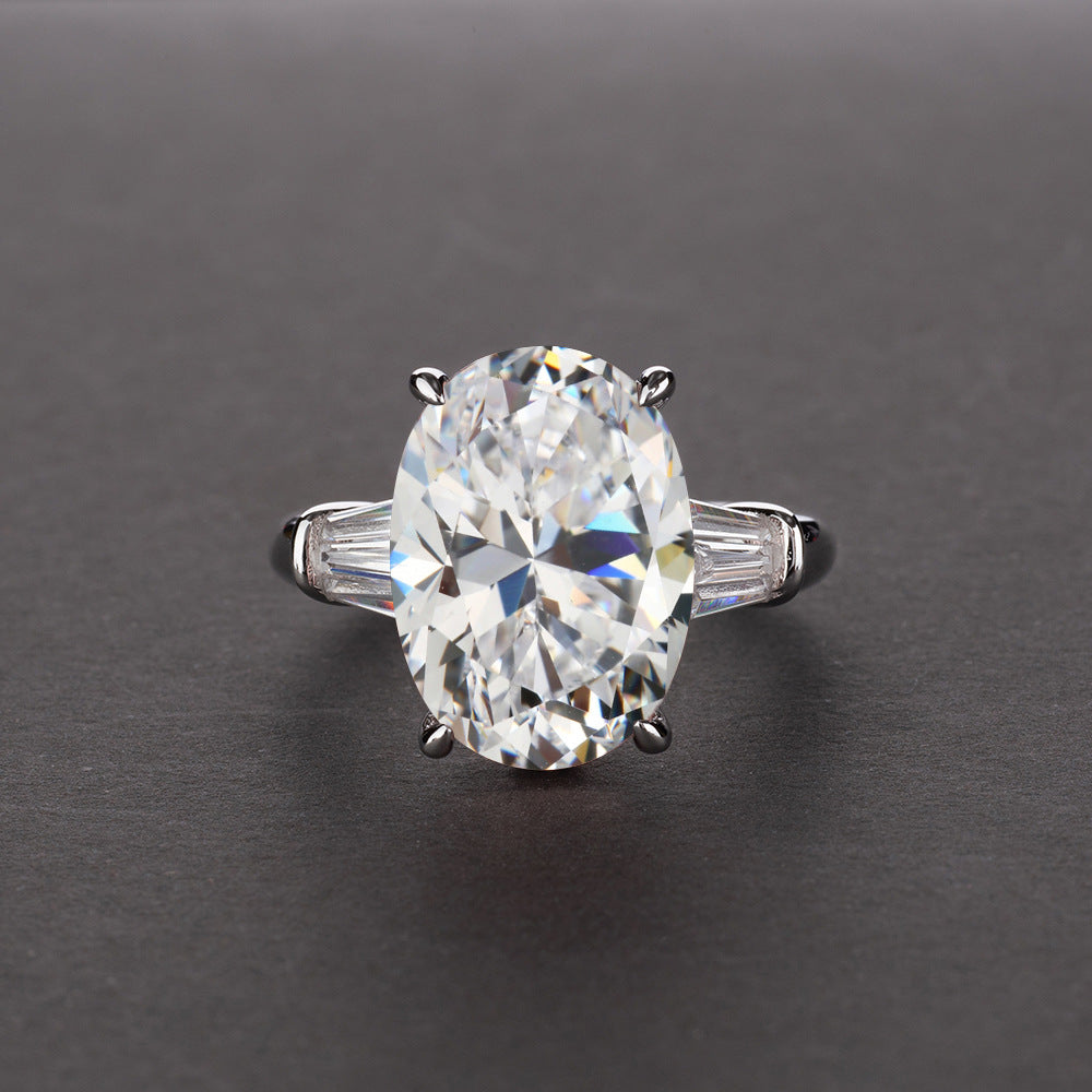 Elle 8ct. Oval Diamond Style Ring - Jera Paris Jewelry