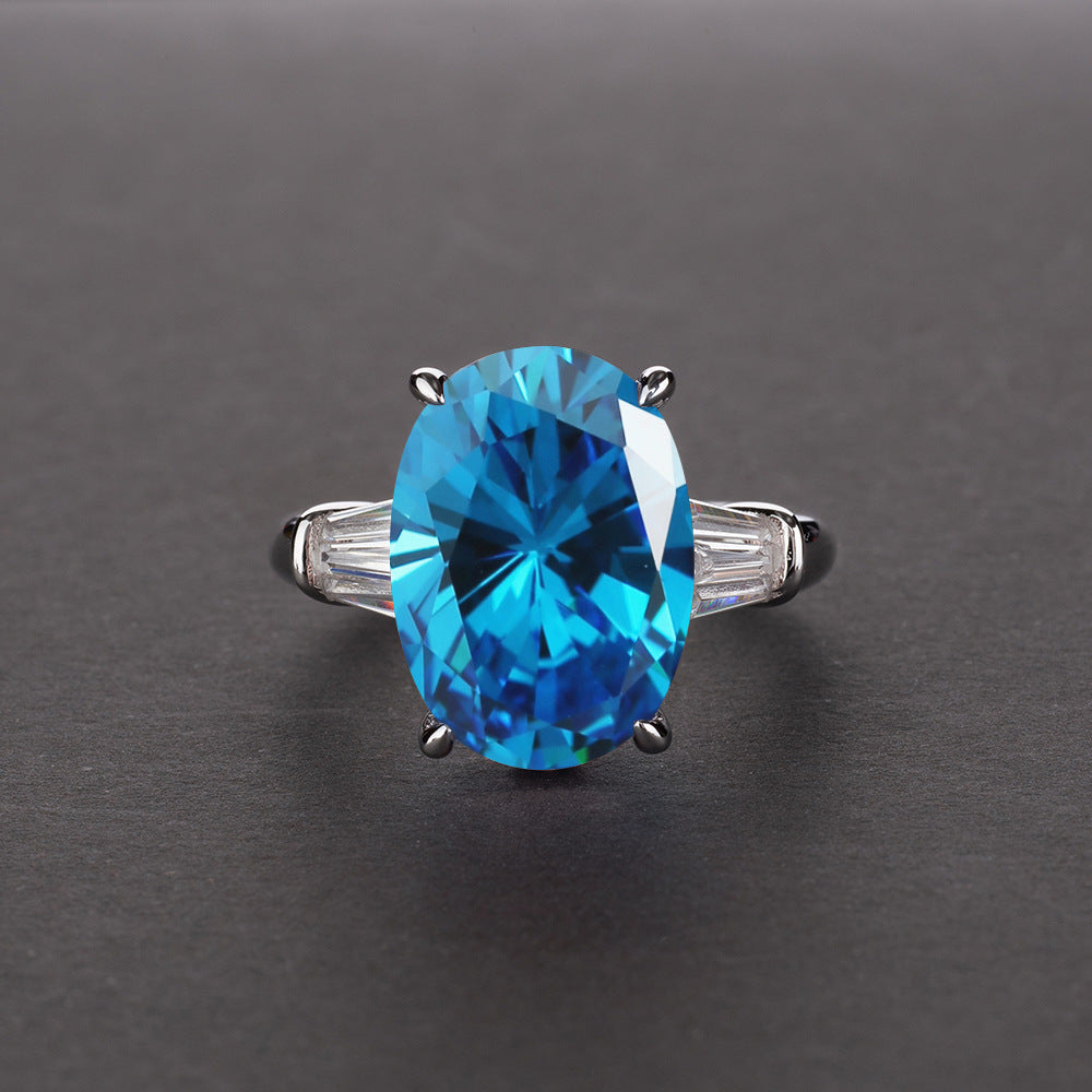 Elle 8ct. Oval Diamond Style Ring - Jera Paris Jewelry