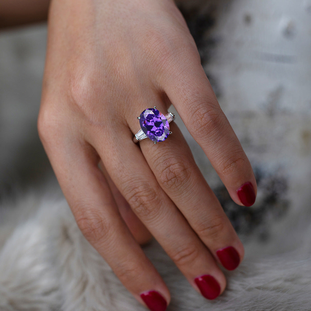 Elle 8ct. Oval Diamond Style Ring - Jera Paris Jewelry