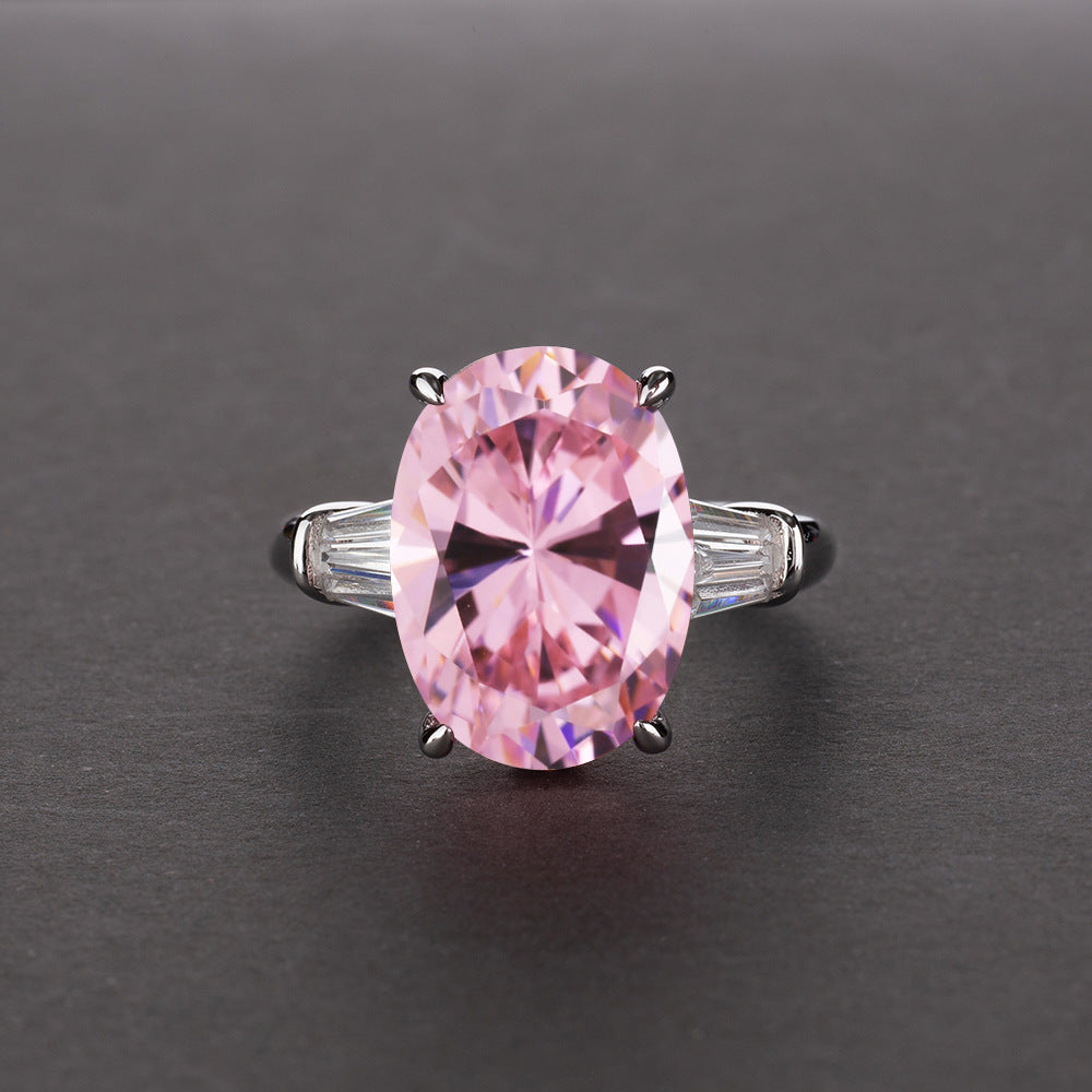 Elle 8ct. Oval Diamond Style Ring - Jera Paris Jewelry