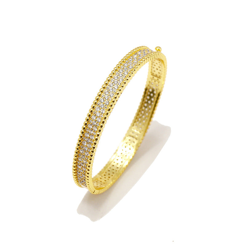 Monet 18K Gold Plated Bangle - Jera Paris Jewelry