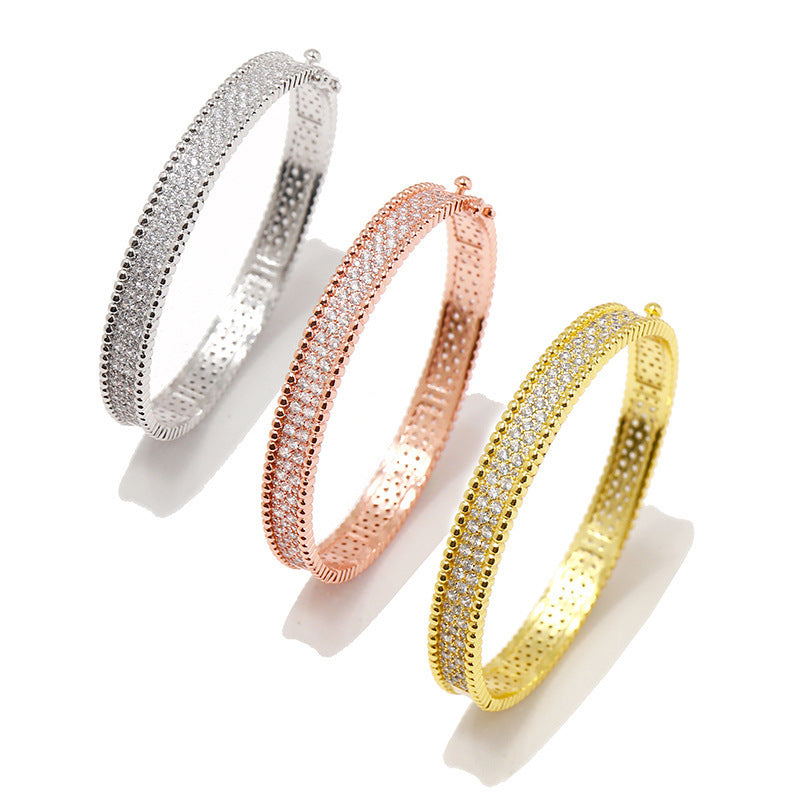 Monet 18K Gold Plated Bangle - Jera Paris Jewelry