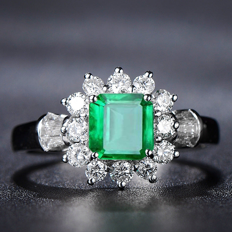 Aria Artisan Emerald 6ct. Ring - Jera Paris Jewelry