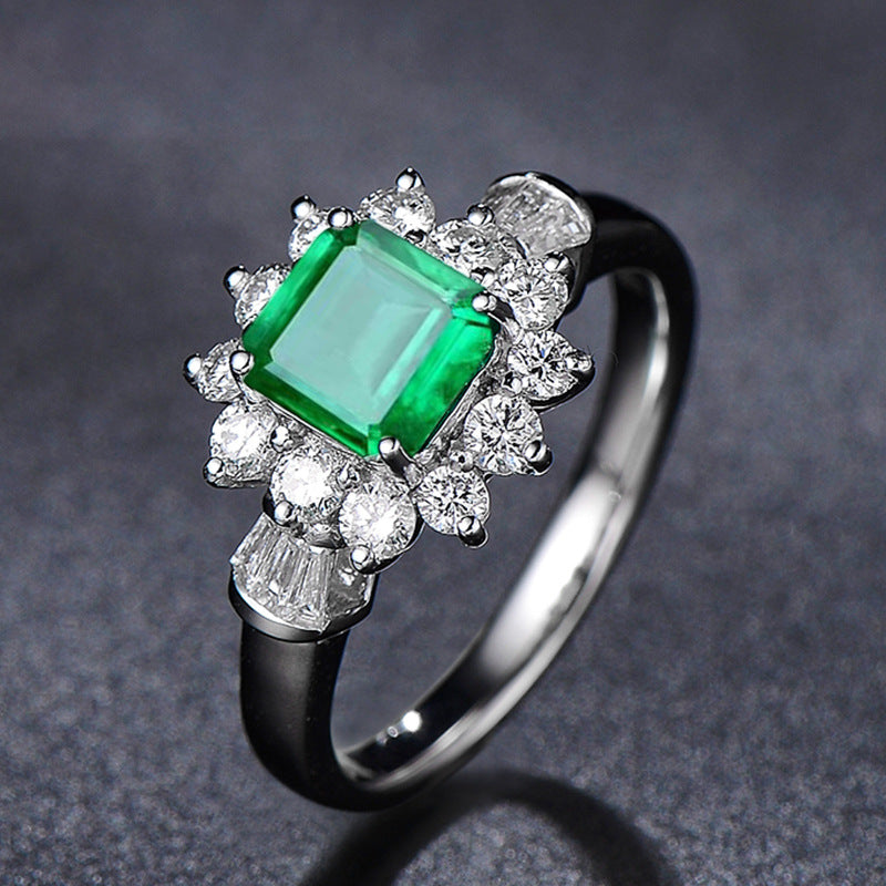 Aria Artisan Emerald 6ct. Ring - Jera Paris Jewelry