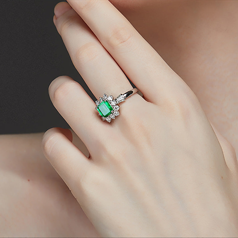 Aria Artisan Emerald 6ct. Ring - Jera Paris Jewelry