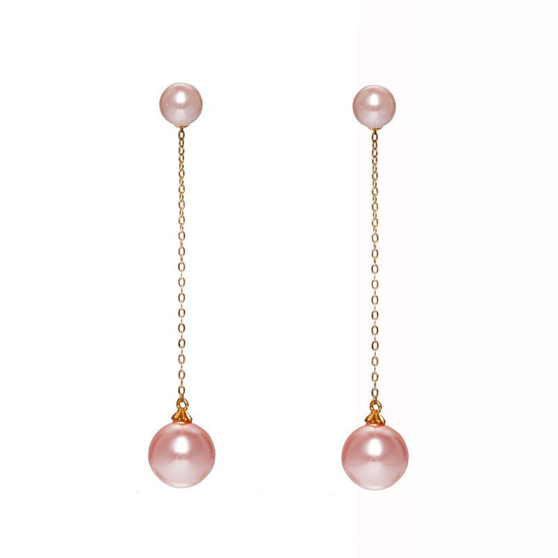 Grace Shell Pearl Drop Earrings - Jera Paris Jewelry