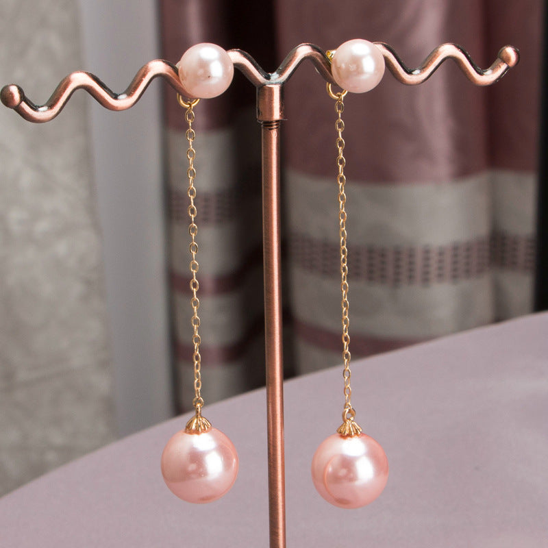 Grace Shell Pearl Drop Earrings - Jera Paris Jewelry
