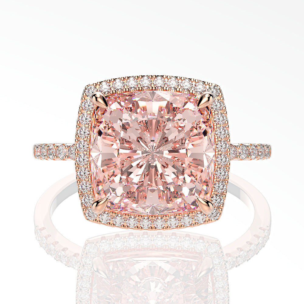 Morganite Style 10ct Ring - Jera Paris Jewelry
