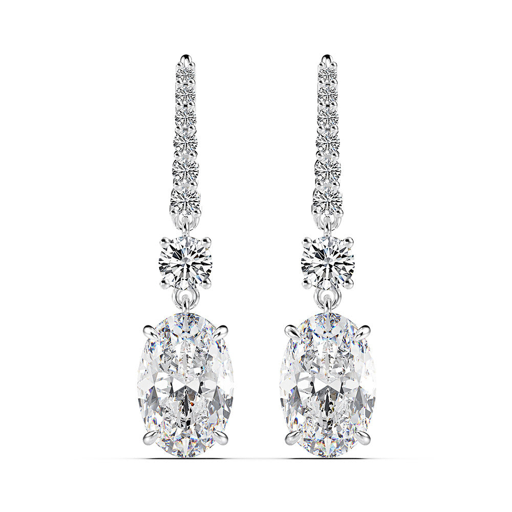 Elegant Diamond Style 8ct Earrings - Jera Paris Jewelry