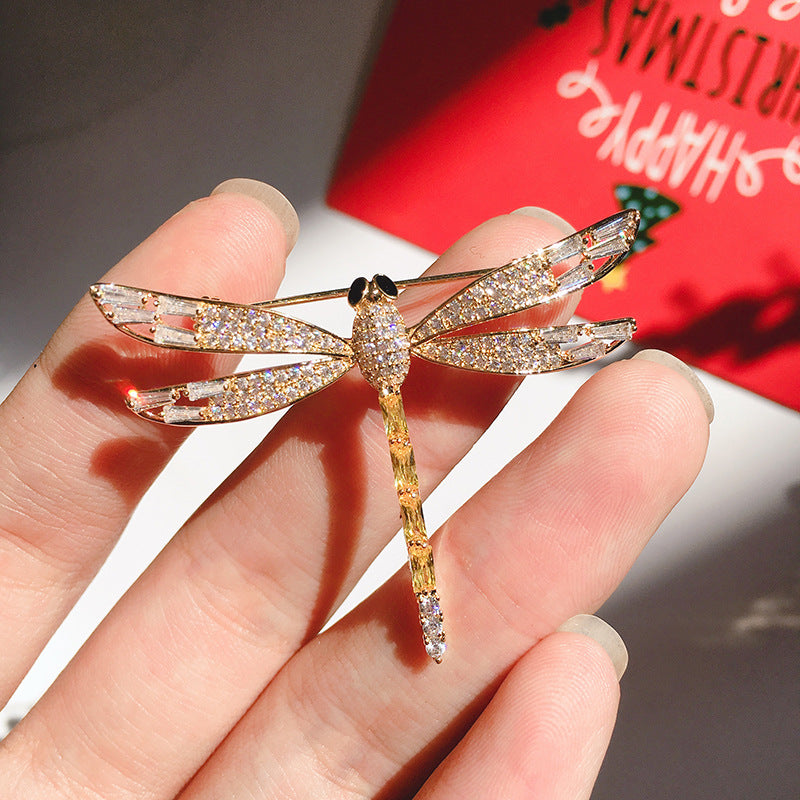 Dragonfly18K Plated Brooch - Jera Paris Jewelry