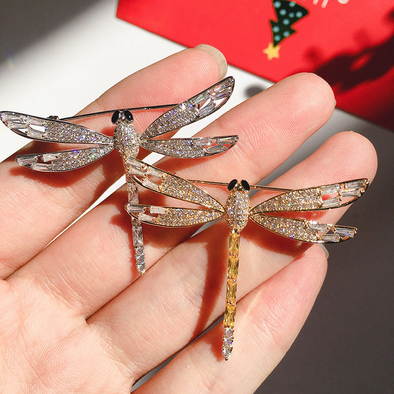Dragonfly18K Plated Brooch - Jera Paris Jewelry