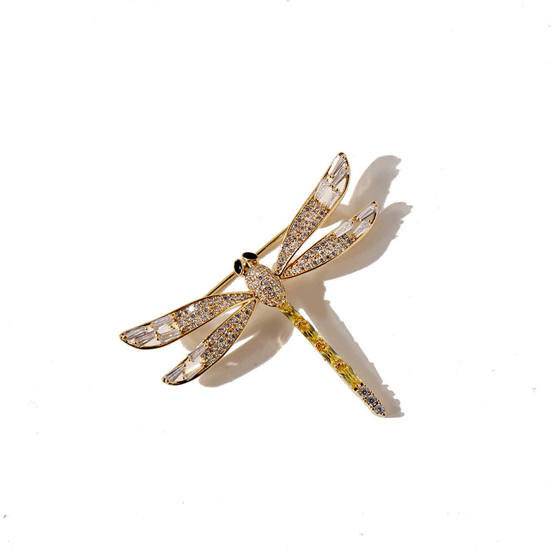 Dragonfly18K Plated Brooch - Jera Paris Jewelry