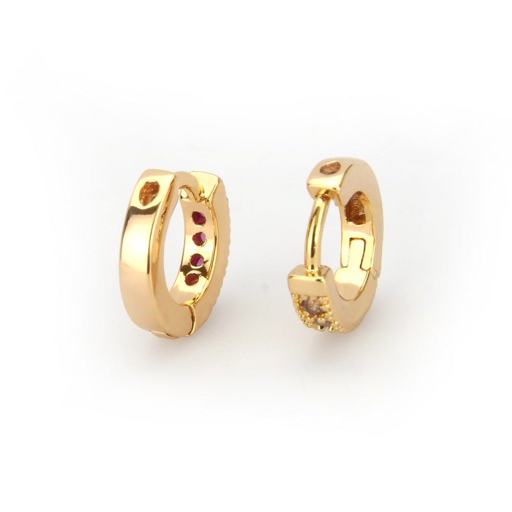 Chole Gold Plated Hoops Earrings - Jera Paris Jewelry
