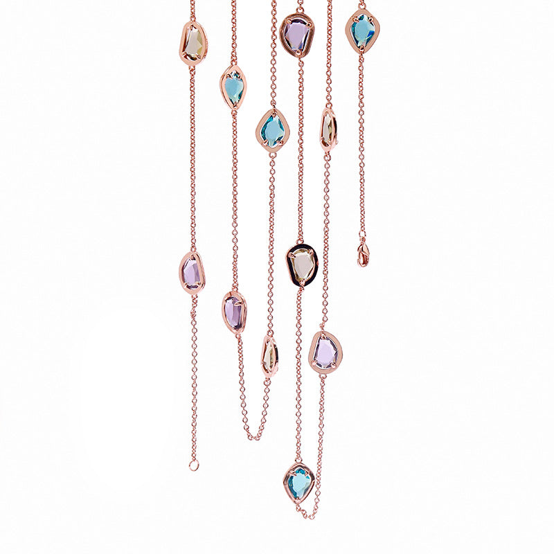 Roma 18K Plated Long Necklace - Jera Paris Jewelry