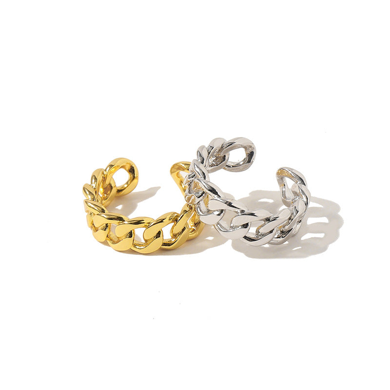 Modern Knot Golden Ring - Jera Paris Jewelry