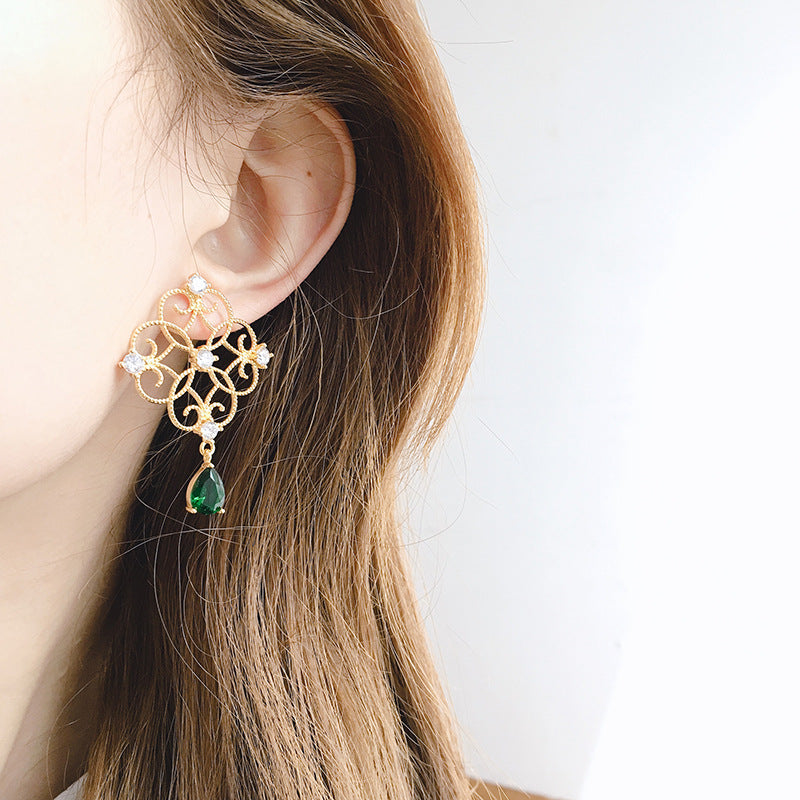 Emerald Style Vintage Earrings - Jera Paris Jewelry