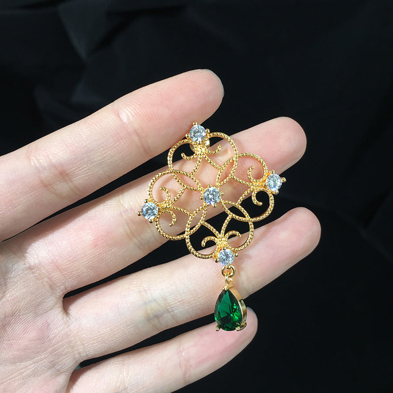 Emerald Style Vintage Earrings - Jera Paris Jewelry