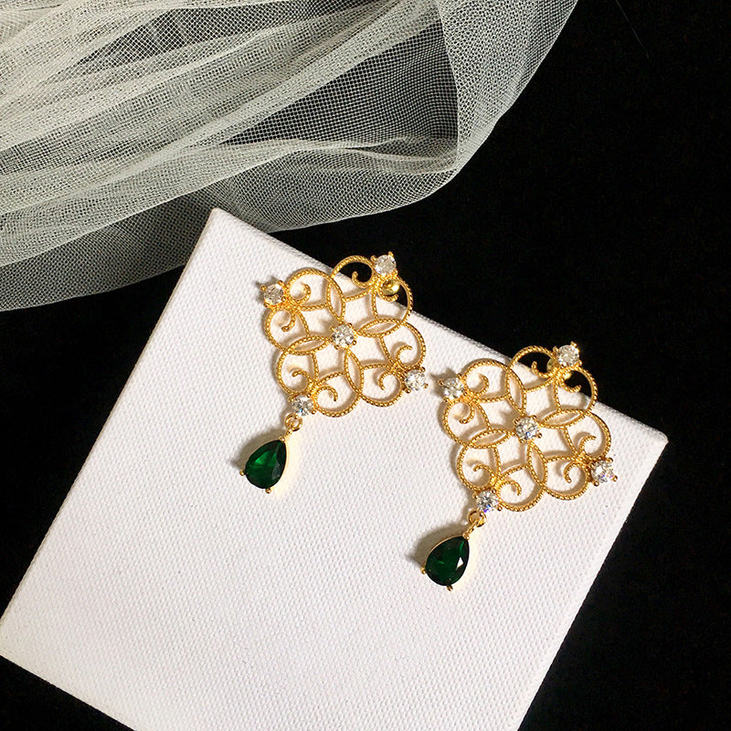 Emerald Style Vintage Earrings - Jera Paris Jewelry