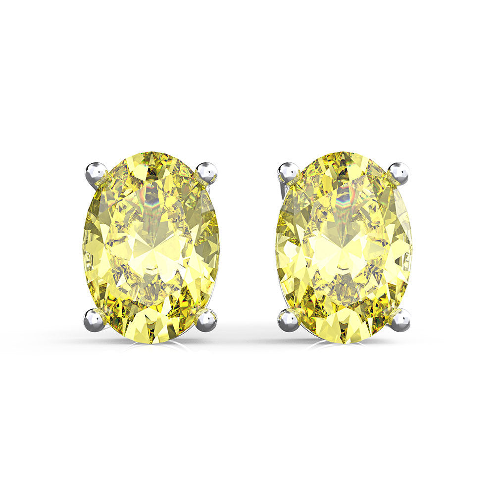 Ivy Oval Classic Stud Earrings - Jera Paris Jewelry