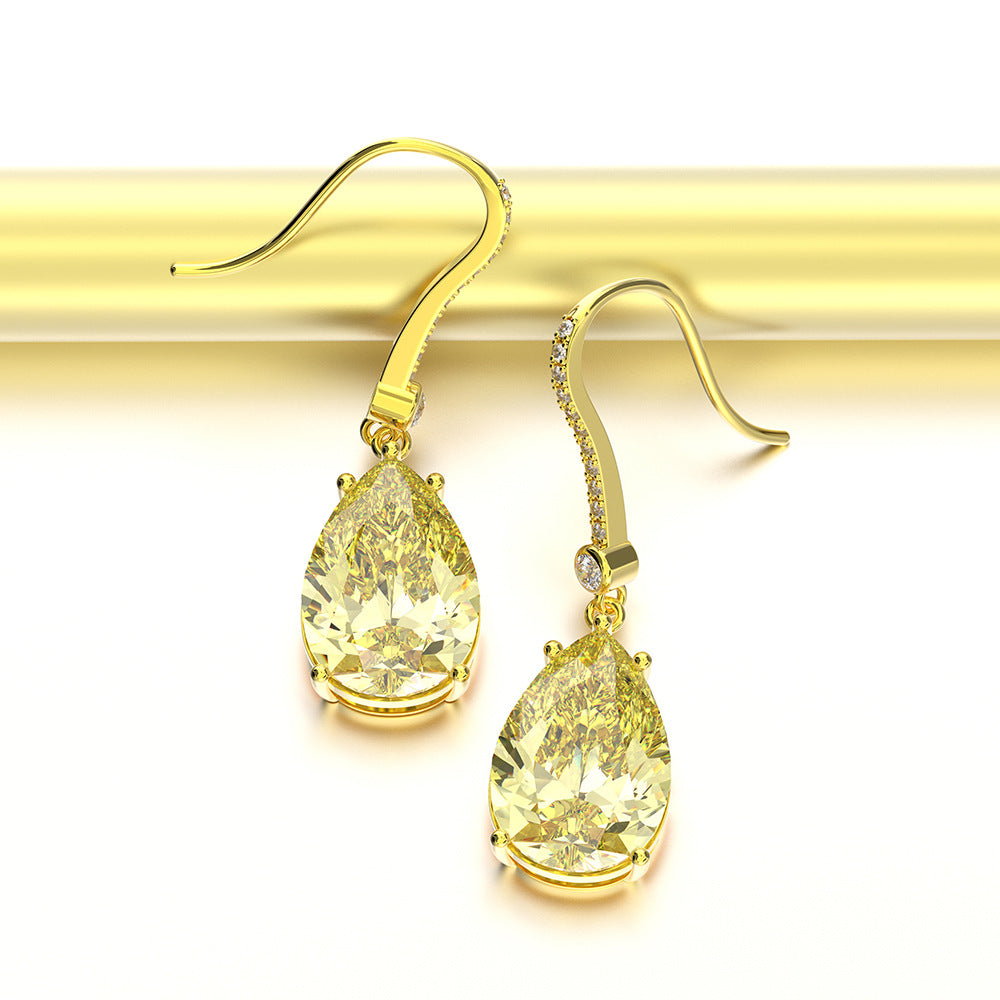 Vie Yellow Diamond Style Earrings - Jera Paris Jewelry