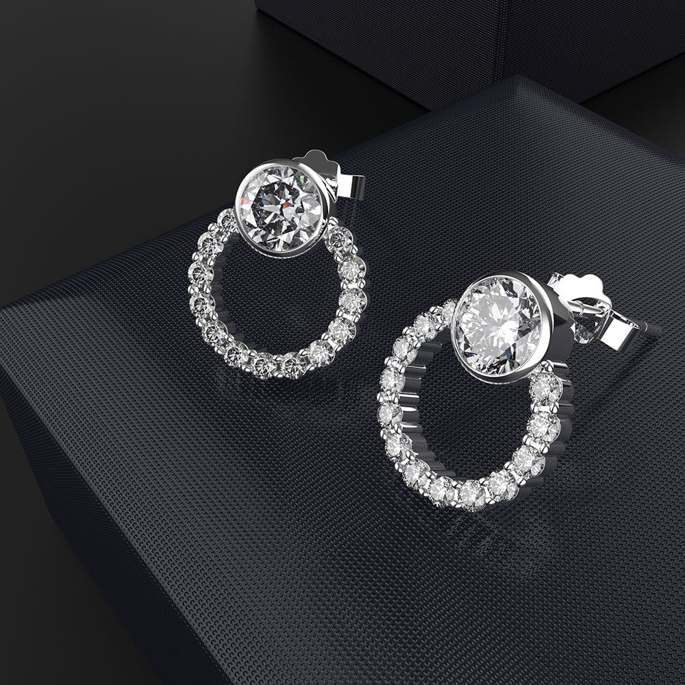 Julia Sapphire Style Stud Earrings - Jera Paris Jewelry