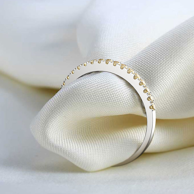 Belle Eternity Platinum Plated Ring - Jera Paris Jewelry