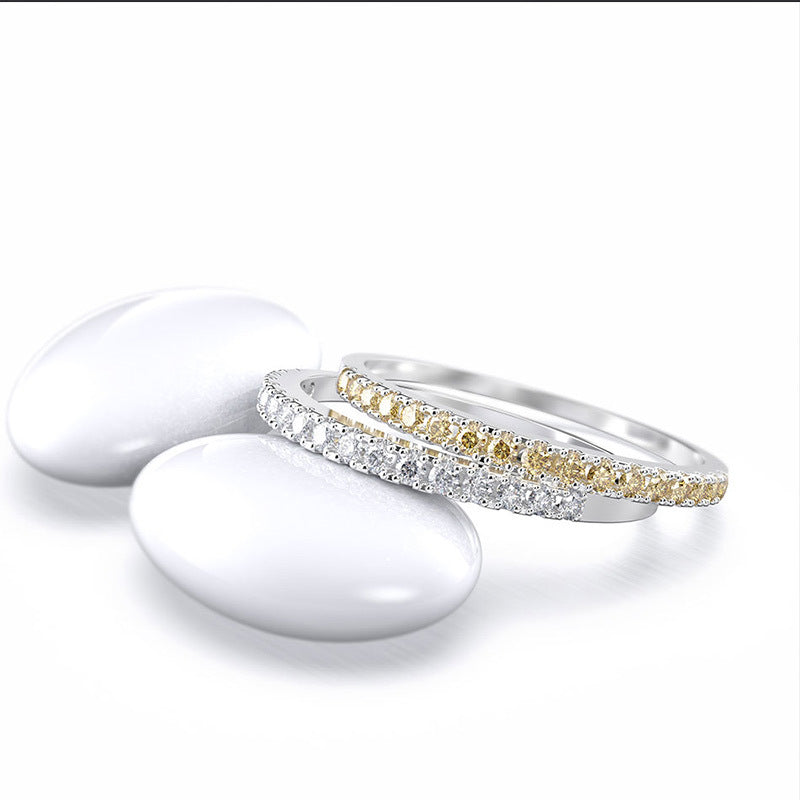 Belle Eternity Platinum Plated Ring - Jera Paris Jewelry