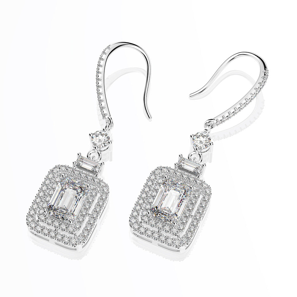 Alessia Emerald Drop Earrings - Jera Paris Jewelry