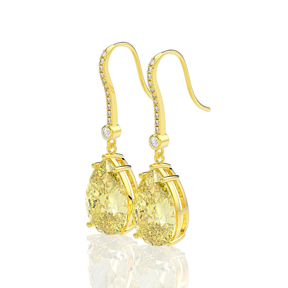 Vie Yellow Diamond Style Earrings - Jera Paris Jewelry