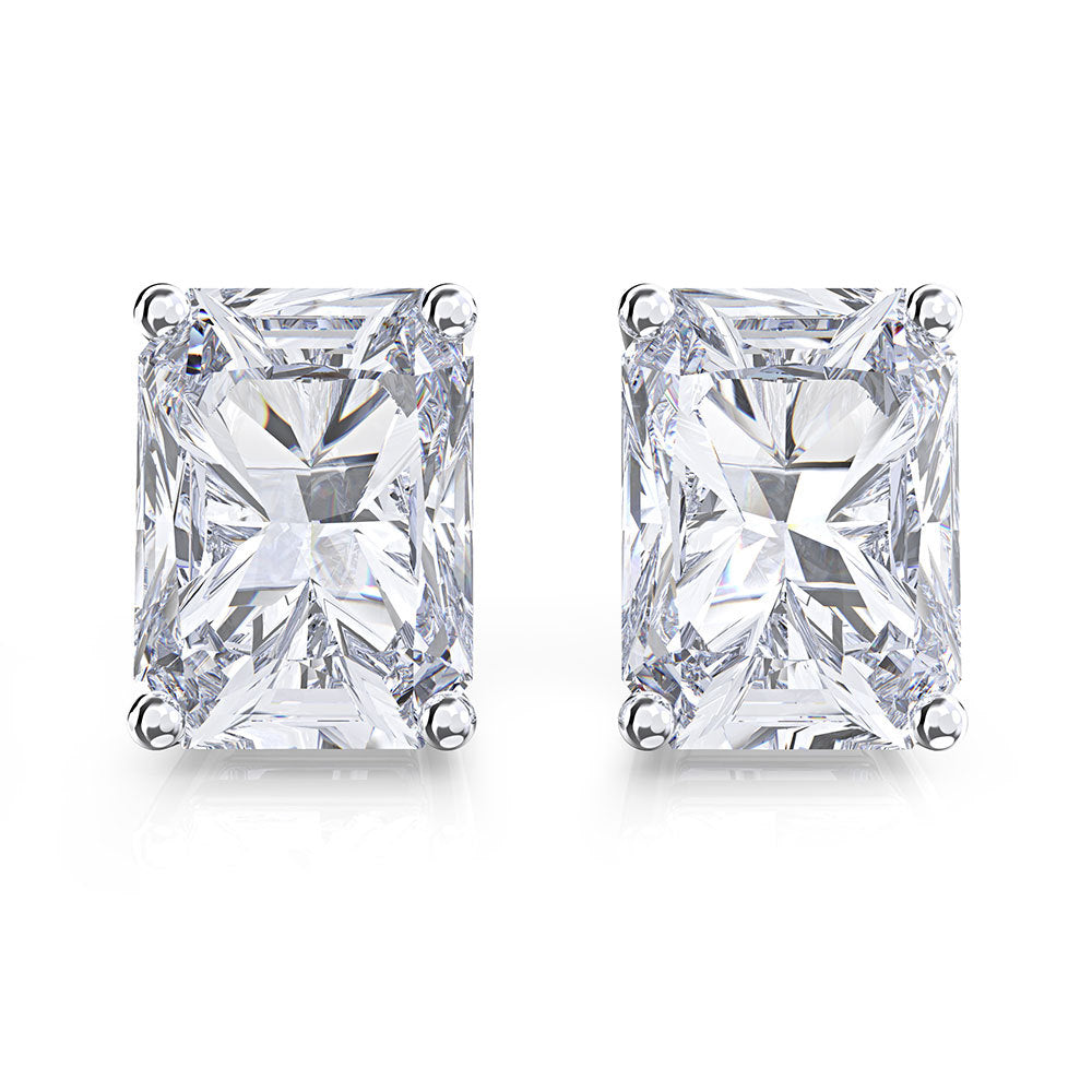 Mia Emerald Cut Stud Earrings - Jera Paris Jewelry