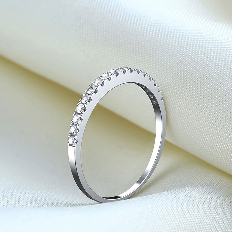 Belle Eternity Platinum Plated Ring - Jera Paris Jewelry