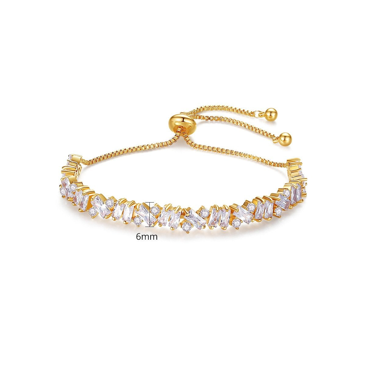 Alice Rose Gold Adjustable Bracelet - Jera Paris Jewelry