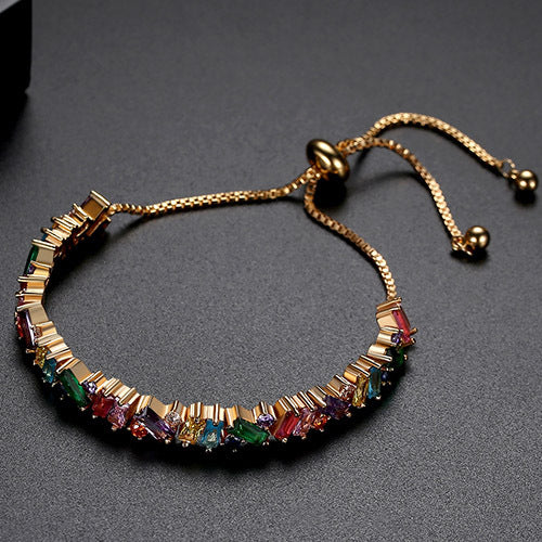 Alice Rose Gold Adjustable Bracelet - Jera Paris Jewelry