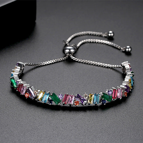 Alice Rose Gold Adjustable Bracelet - Jera Paris Jewelry