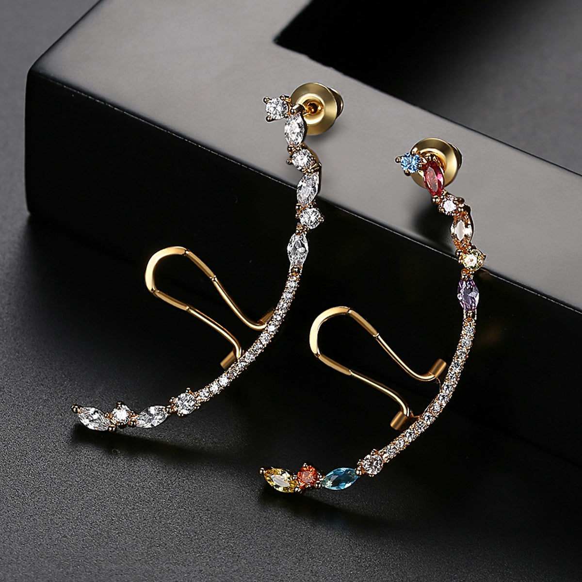 Muse 14K Plated Cuff Earrings - Jera Paris Jewelry