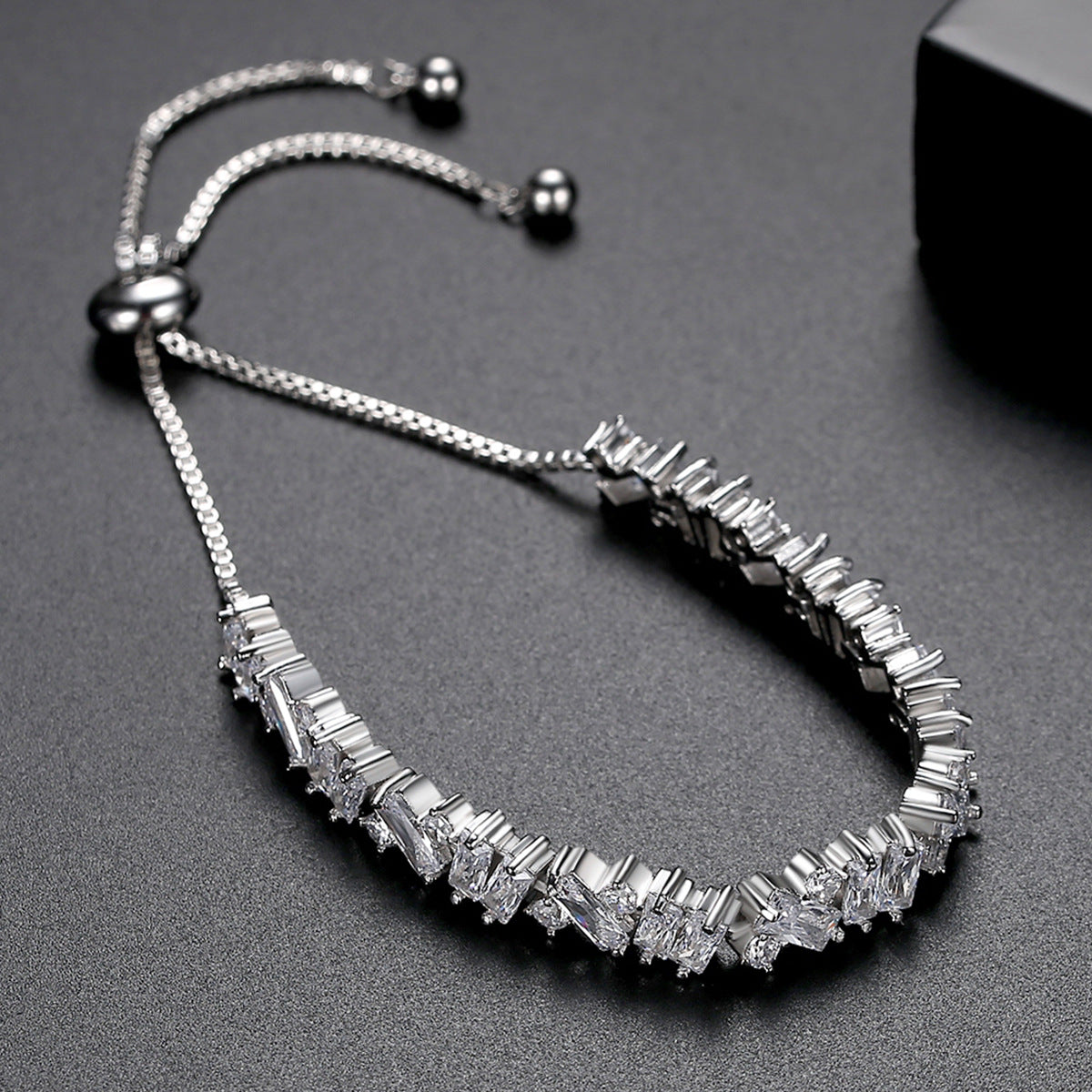 Alice Rose Gold Adjustable Bracelet - Jera Paris Jewelry