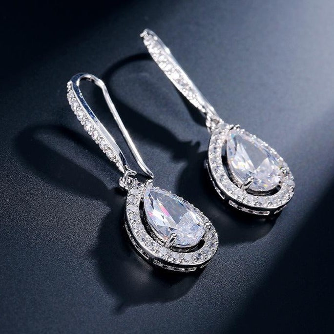 Rose Golden Elegance Earrings - Jera Paris Jewelry