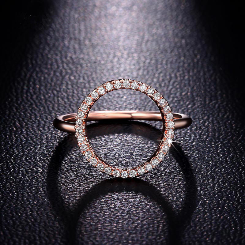 Ovi Modern Rose Gold Plated Ring - Jera Paris Jewelry
