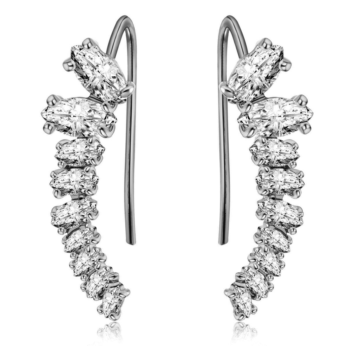 Angel Trendy Earrings Jackets - Jera Paris Jewelry