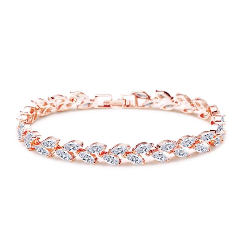 Leonie Rose Gold Plated Bracelet - Jera Paris Jewelry