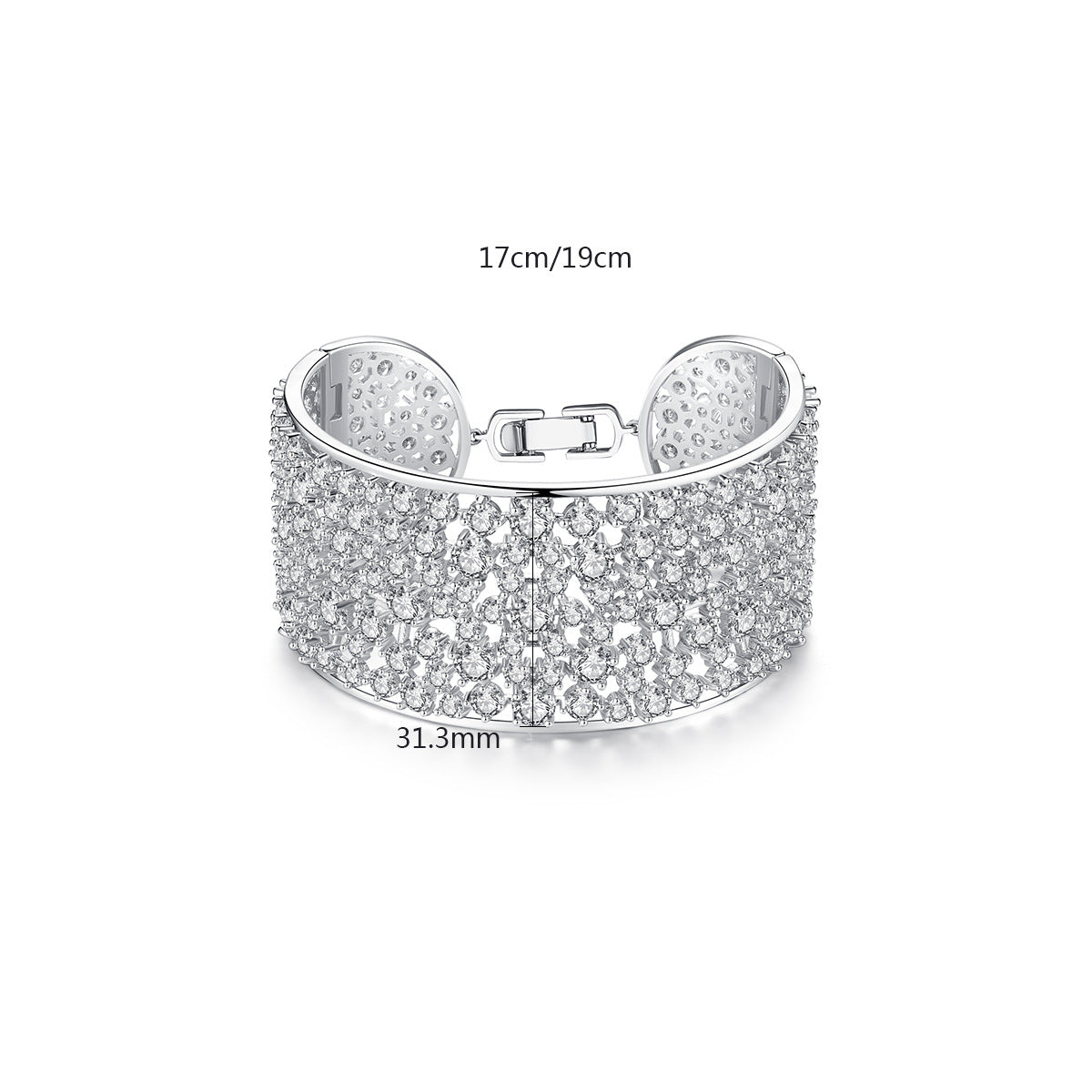 Diva Statement Bangle Bracelet - Jera Paris Jewelry