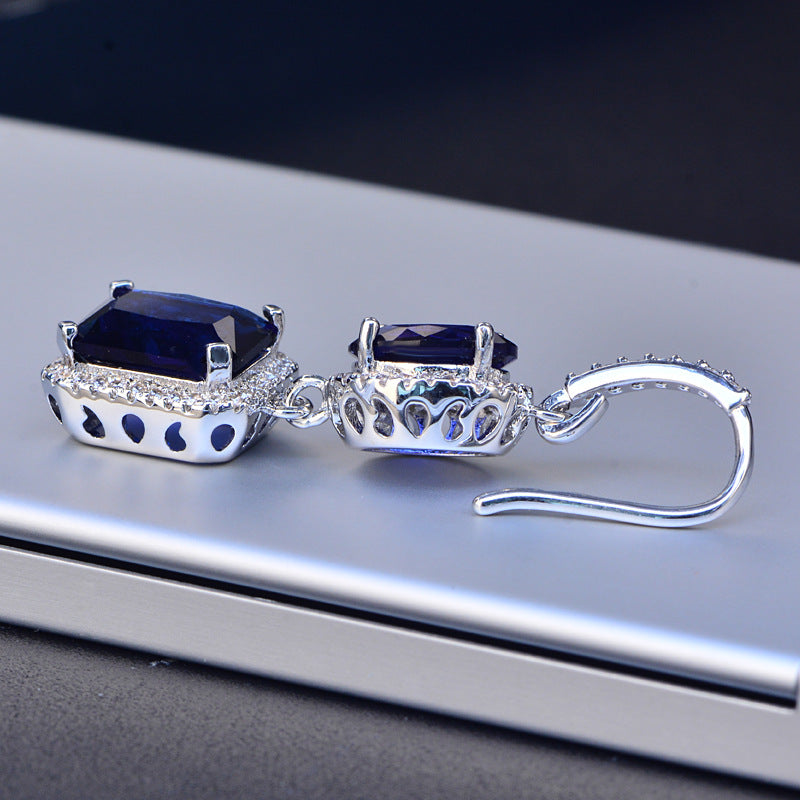 Lilou Lux Bridal Drop Earrings - Jera Paris Jewelry