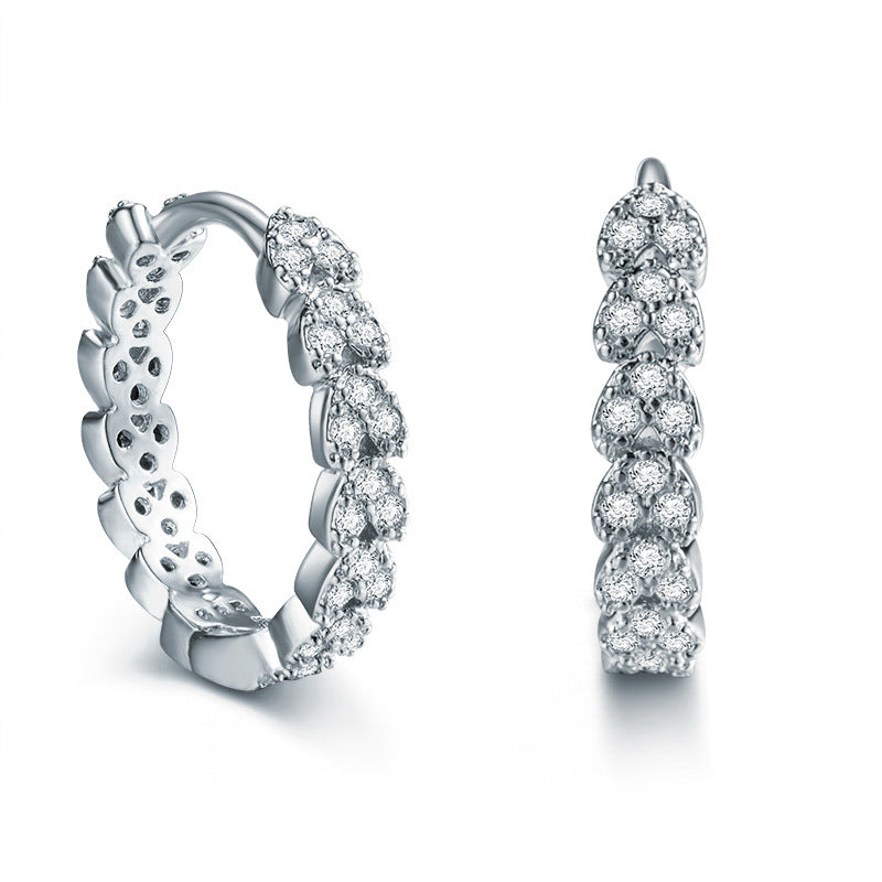 Oliver Gold Plated Hoops Earrings - Jera Paris Jewelry