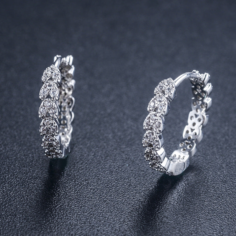 Oliver Gold Plated Hoops Earrings - Jera Paris Jewelry